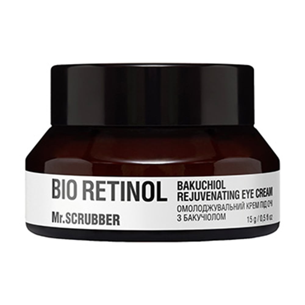 Омолоджувальний крем під очі Mr.Scrubber Bio Retinol Eye Cream з бакучіолом, 15 г